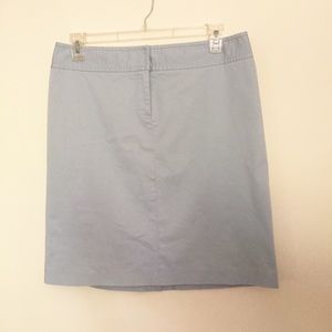 Pale blue J Crew cotton spandex skirt 14 FINAL PRICE